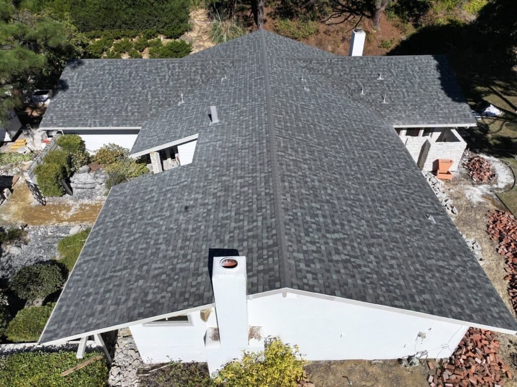 Roof replacement La Jolla roofing contractor Richardson Roofing at 7905 Paseo del Ocaso, La Jolla, Ca