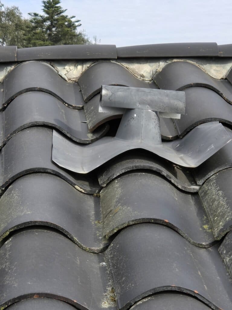 Roof Inspection on Passiflora Avenue, Encinitas, CA Tacky workmanship