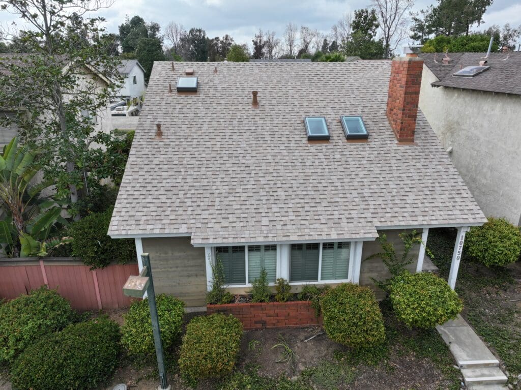 Roof Replacement in Tierrasanta, San Diego Roof Replacement in Tierrasanta, San Diego includes skylight replacement