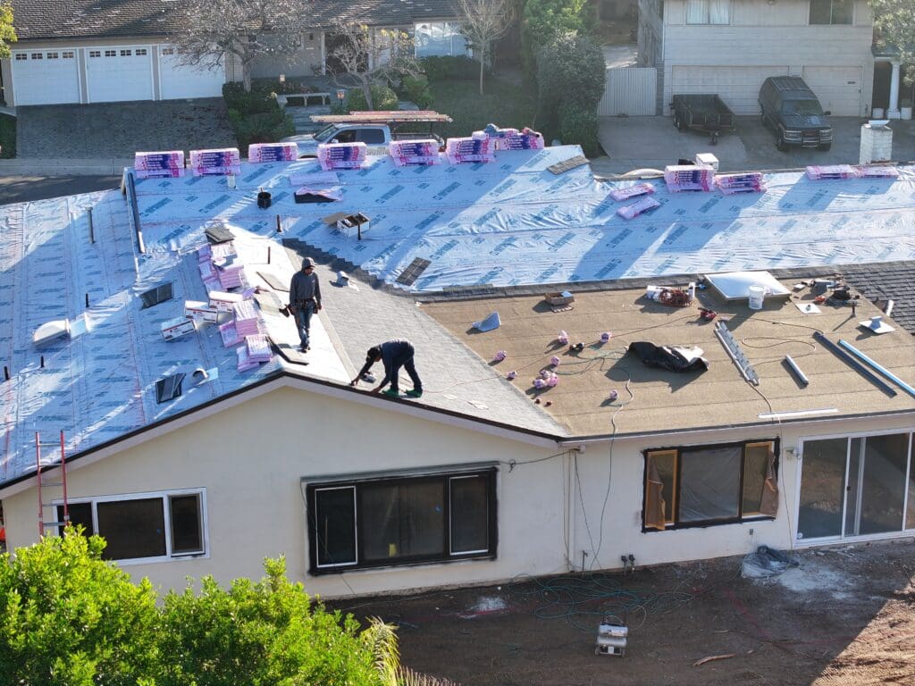 Roof Replacement in La Jolla at La Jolla Heights on Cliffridge Roof Replacement La Jolla Heights. This is just above La Jolla Shores.