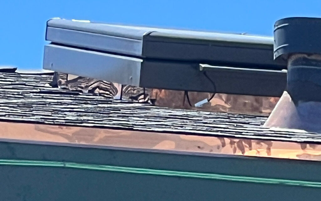 Copper Flashings Needed for Salt Air Salty coastal fog and heavy marine moisture can severely standard materials. Copper flashings are needed here.
