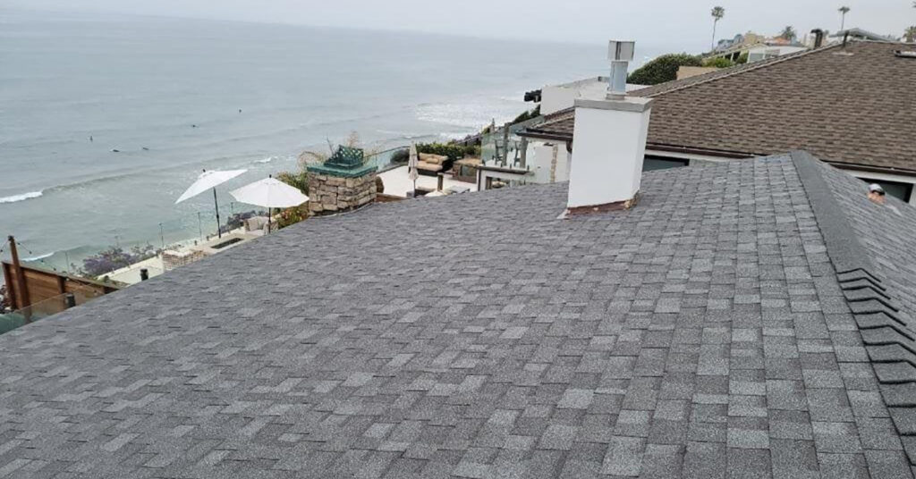 Encinitas Roofing Contractor Completed residential roof replacement project in Encinitas by local roofing company Richardson Roofing.