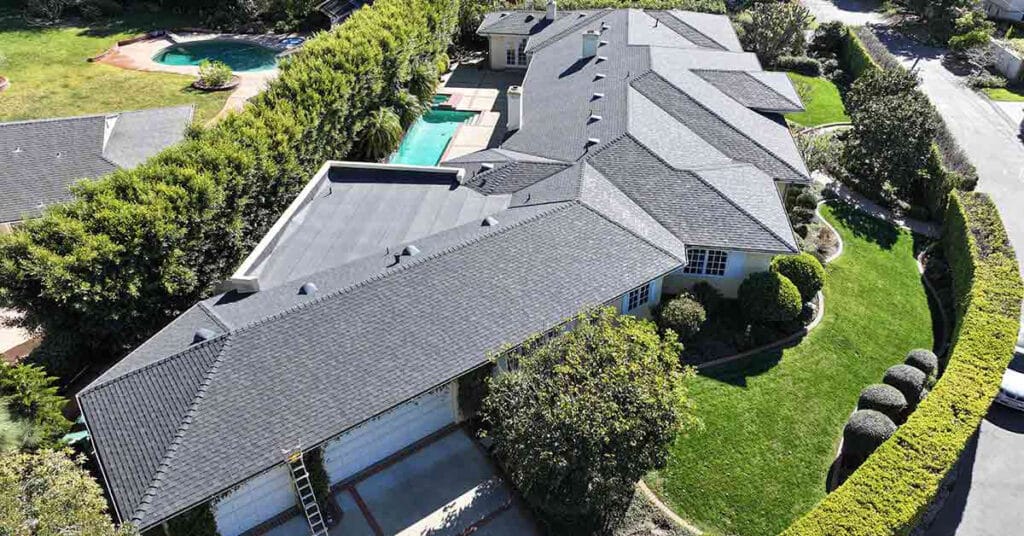 Roofing Contractor Del Mar. A 9,700 sq. ft. roof completed by Del Mar roofing contractor Richardson Roofing.